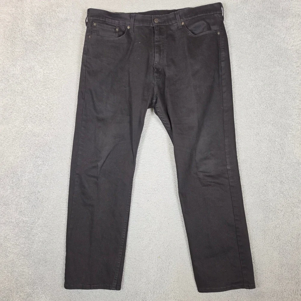 Levi's 505‎ Jeans Mens 40x30 Regular Fit Black Excellent Straight Leg Casual